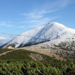 de Snezka is de hoogste berg van het Reuzengebergte